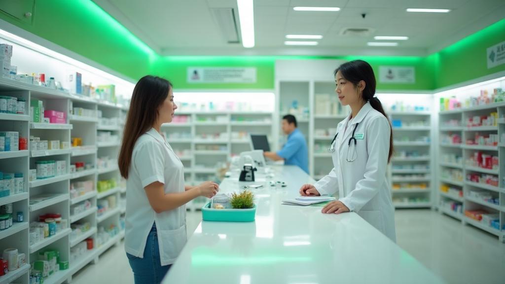 Farmácia com atendimento profissional